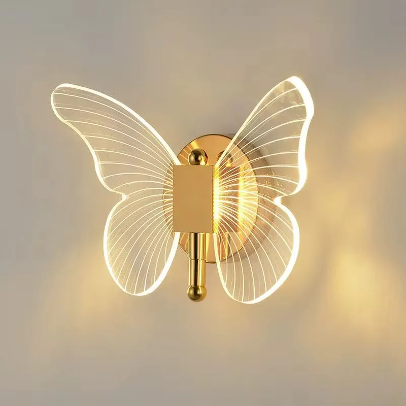 A luminous butterfly