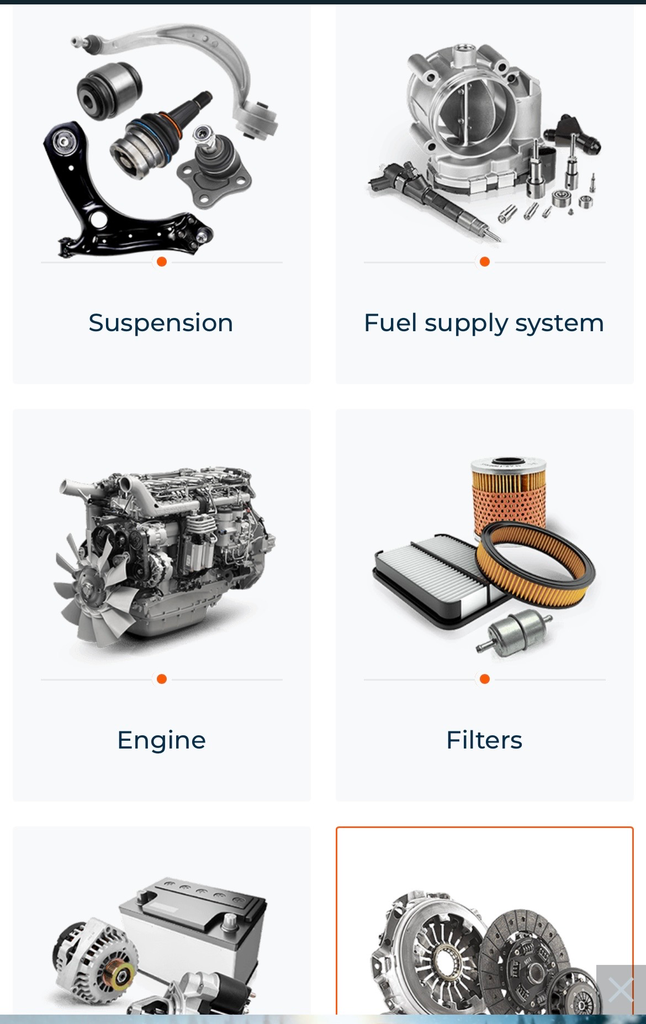 قطع غيار السيارات من المواقع العالمية